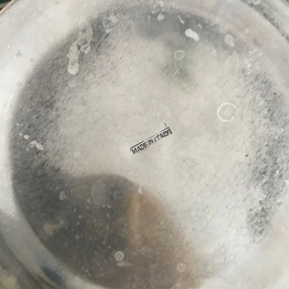 Vintage Hammered Metal Ice Bucket Italy - Picture 7 of 9